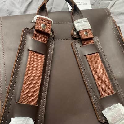 Bigsby branded Leather Backpack ruck sack bag Limited Edition image 16