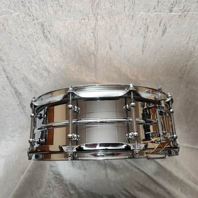 Ludwig LB400BT Brass Edition Supraphonic 5x14" 10-Lug Snare Drum with Tube Lugs 1998 - 2019 - Chrome-Plated image 2