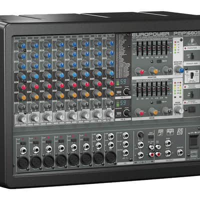 Behringer PMP1680S Europower 10-Channel Powered Mixer (1600 Watts), Open Box (Like New) image 5