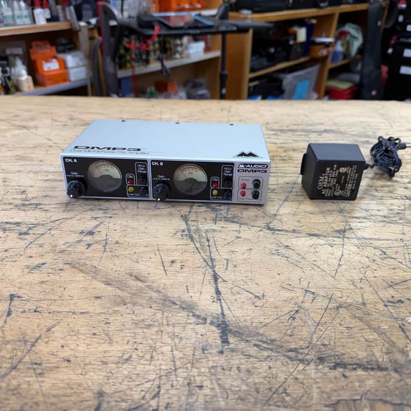 Used M-Audio DMP3 Dual Mic Preamp with AC Adaptor image 1