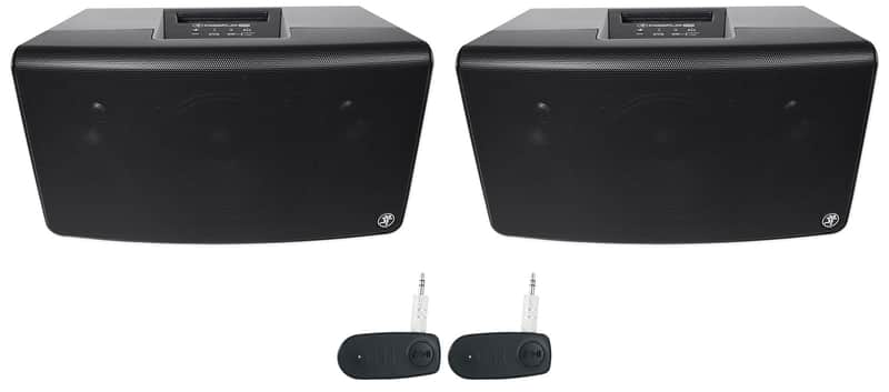 (2) Mackie FreePlay LIVE 150w Bluetooth Rechargeable DJ PA Speakers and Wireless Link image 1