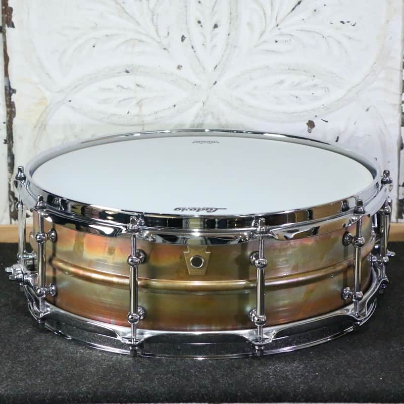 B-Stock Ludwig Raw Bronze Phonic Snare Drum 14X5in - tube lugs image 1