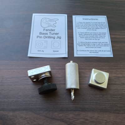 BASS Guitar Tuner Installation Tool - Pin-mount - Drill Jig - Fender image 3