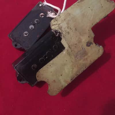 Vintage Fender Precision Bass Pickup Pre CBS 1962 1963 1964 Black Bottom image 4