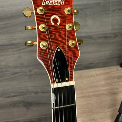 Gretsch G6120TM Tiger Maple Orange Hollow Body Electric Guitar 2006 #2692 image 9