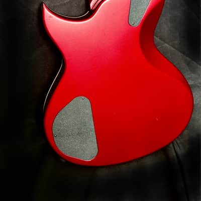 Washburn USA ‘EVIL TWIN’ WASHBURN CUSTOM BOOGIE-STREET NC70 Early 2000s - Red & White image 4