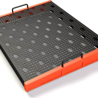 Temple Audio TRIO 21 Pedalboard, 21" x 16.5", Temple Red image 2