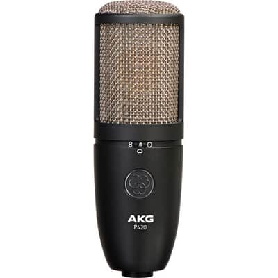 AKG P420 Large-Diaphragm Multipattern Condenser Microphone (Black) image 1