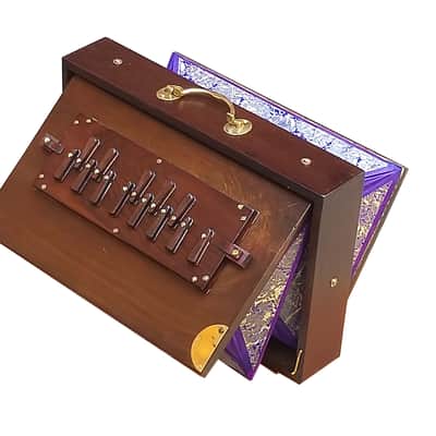 SHRUTI BOX~SIZE (15" X 10" X 3"~440 Hz~TEAK WOOD~SWAR PETI~CHANT~MANTRA~SHRUTI image 5