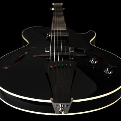 Collings Eastside Jazz LC, Hollow Body Thinline, Jet Black - NEW image 14