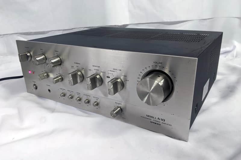 Onkyo A-10 Integrated Stereo Amplifier 1979 Silver image 1