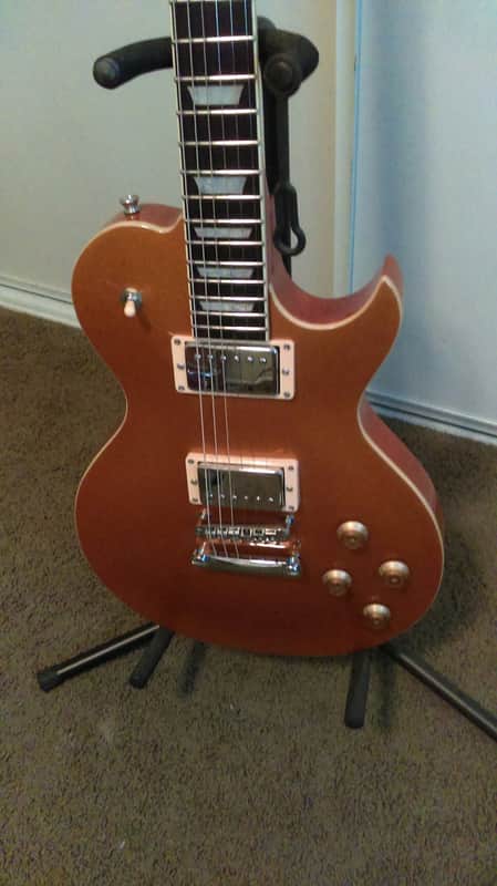 Monoprice Route 66 Les Paul Copy  Goldtop image 1