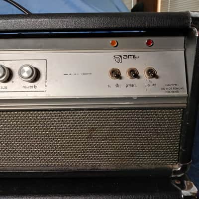 1972 AMPEG V4 100 Watt Tube Guitar Amp With Original 4 X 12" Cabinet image 5