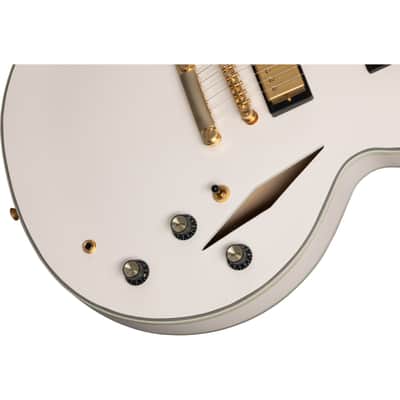 Epiphone Emily Wolfe “White Wolfe” Sheraton Electric Guitar - Aged Bone White image 2