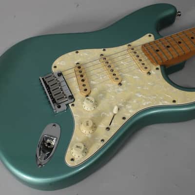 1997 Fender American Standard Stratocaster Teal Green Metallic Finish w/OHSC image 10