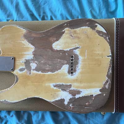 Oswald Guitars Custom OT - hollow body 2021 - closed thinline - Vintage blonde image 8