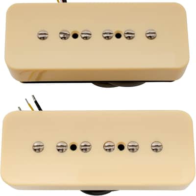Soapbar Ceramic Single Coil Pickup Neck Bridge Pickups Set 10K/16K image 1