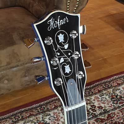 Hofner Leader Professional H4800-P-DB-0 Blue Sparkle + incl. Hofner-Case + NEW with invoice image 3