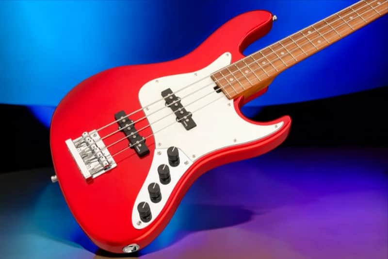 Sadowsky MetroExpress 22-Fret Will Lee Artist Line Bass, Morado Fingerboard, 4-String - Solid Candy Apple Red Metallic High Polish image 1