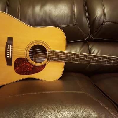 Vintage Alvarez 5022 Handmade In Japan Aged Top Acoustic Dreadnought (Martin Copy) Soft V-Neck image 14