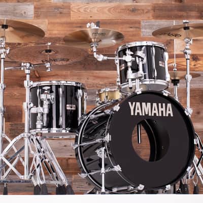 Yamaha Recording Custom (9000) 3 Piece Drum Kit, Piano Black (Pre Loved) Bild 4