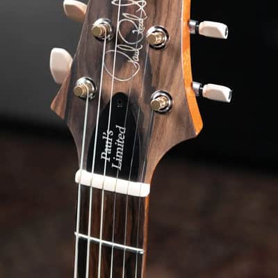 PRS Limited Edition Paul's Guitar Flame Mango Top Electric Guitar - Charcoal with Hardshell Case image 6