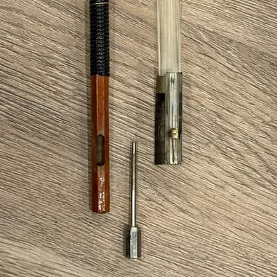 Vintage Wiedlich (Weidlich) 3/4 violin bow Early to mid 20th century image 11