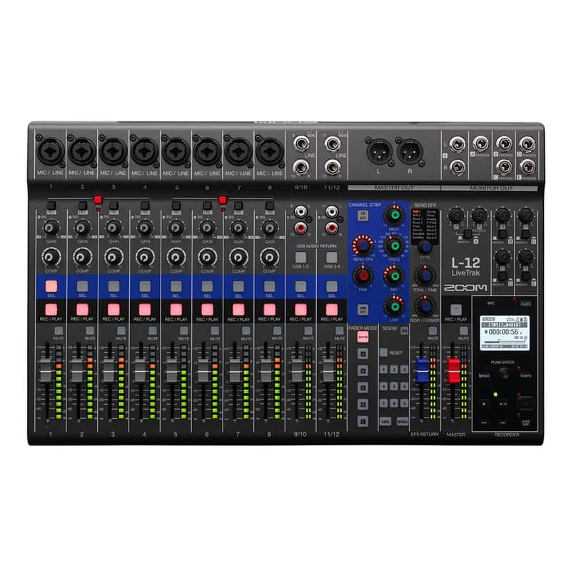 Zoom LiveTrak L-12 Digital Mixer / Recorder | Reverb