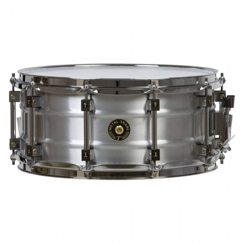 Tamburo Brushed Aluminium 14 x 6.5'' Snare Drum image 1