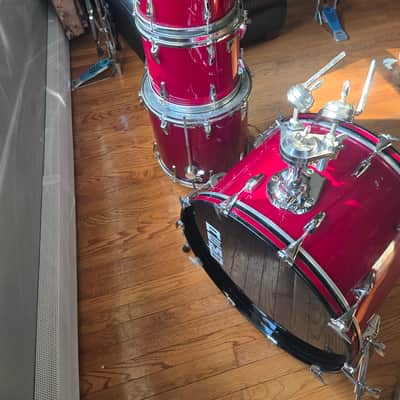 5pc Remo USA MasterTouch Drum Set Red image 7