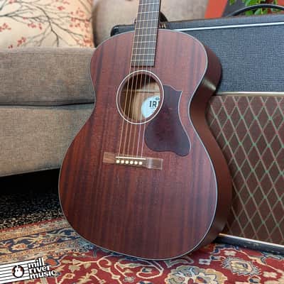 Iris JB Natural All Mahogany w/ Tortoise binding and pickguard Acoustic Guitar- Used image 1