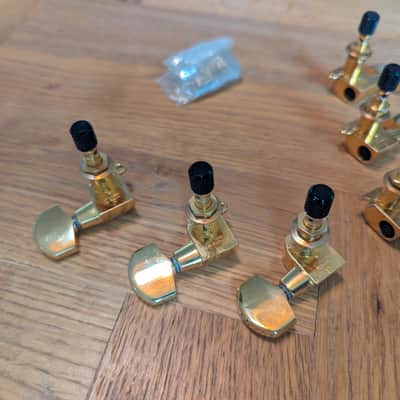 Schaller M6 Top locking tuners 1995 - Gold - 3L / 3R PRS Paul Reed Smith 1985-1998 image 5