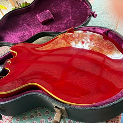 Gibson ES-345 Collector Grade 1970 Orange Label Cherry Red w/ Orig. Case image 14