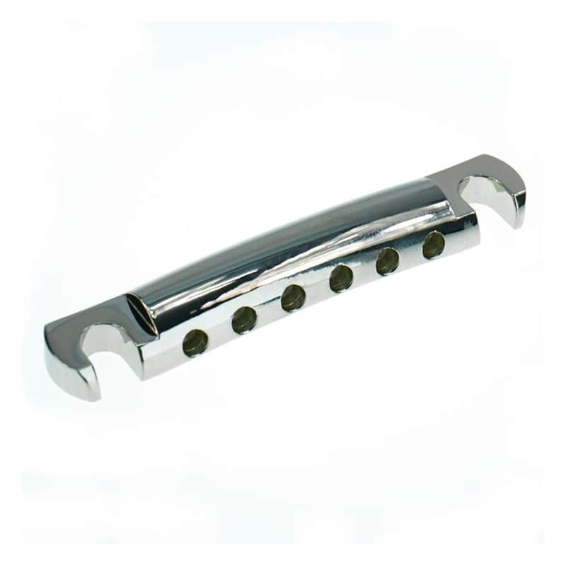Faber TP-59NG Gloss Nickel Vintage Spec Pure ALU Tailpiece - CRYO image 1