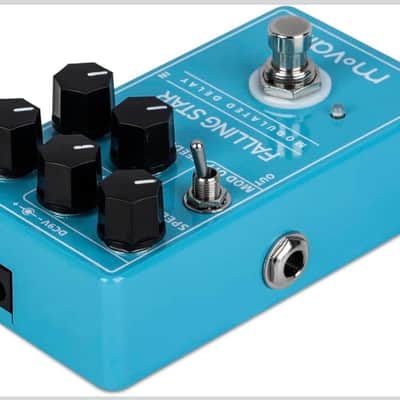 MOVALL MP104 Falling Star Modulated Delay Guitar Effect PedalMoVall MP104 2025 - Blue image 5