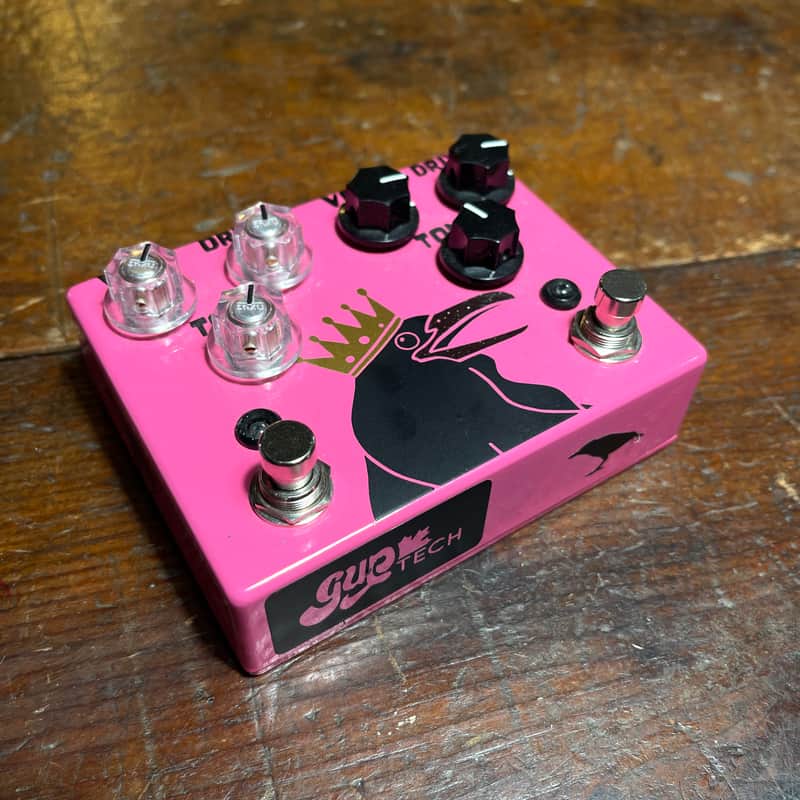 2020s GUPtech Queen of Crow Dual Overdrive (KoT Clone) Pedal V1 image 1