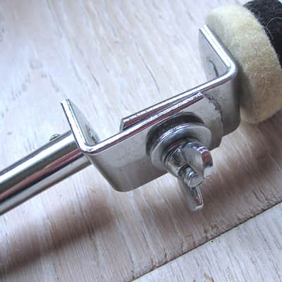 Bass Drum Cymbal L-Arm Post Mount with Tilter - Vintage image 1