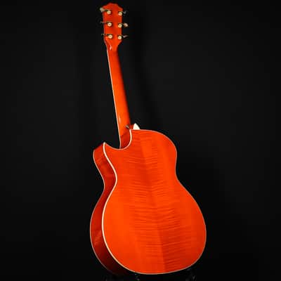 Taylor Doyle Dykes Signature Model w/ Sitka Spruce Top & Big Leaf Maple Back and Sides Acoustic/ Electric- Translucent Orange 2026 (1203066085) image 12