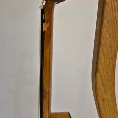 Fretless 3/4 Sized Classical Guitar with Pyrography Neck image 16