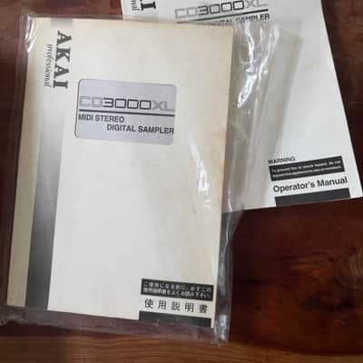 Akai CD3000XL MIDI Stereo Digital Sampler w 32MB RAM, ZuluSCSI 2026, 10X SD Analog & Digital Sound Library, New PSU, New LCD, New EPROM w OSv2.0, NOS CD-ROM w CD-R Library, Original English & Japanese Manuals  (1997) image 25