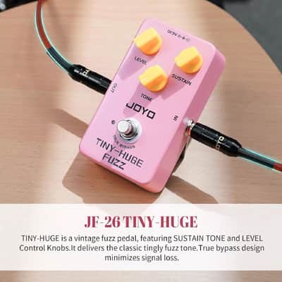 Joyo JF-26 Tiny-huge Fuzz Guitar-Bass Effect Pedal with Level/Tone/Sustain Control image 12