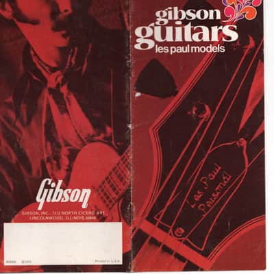 Gibson- Les Paul Models, 1970, Catalog/pamphlet Bild 1