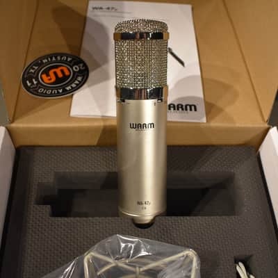 Warm Audio WA-47jr Large Diaphragm Multipattern FET Condenser Microphone 2018 - Present - Nickel image 1