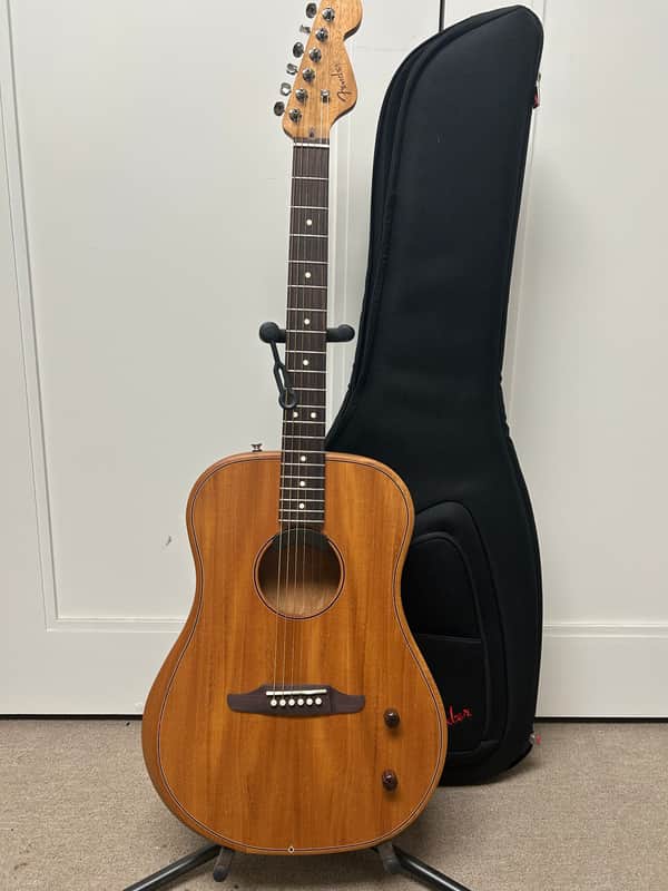 Fender Highway Series Dreadnought Acoustic Electric Guitar - All Mahogany image 1