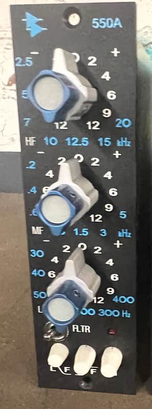 API 550A 500 Series 3-Band Equalizer Module image 1