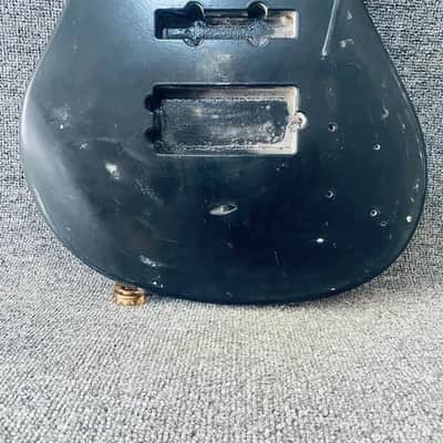 Black 5 or 6 String Bass Body for DIY Electronics Build image 6