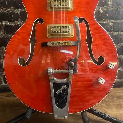 Gretsch G6120SSU Brian Setzer - Orange (USED) image 1