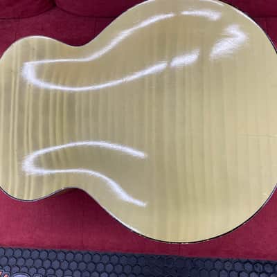 Harmony H1214 Archtone Acoustic Archtop Guitar 1950's - Blond with Faux Flame image 17