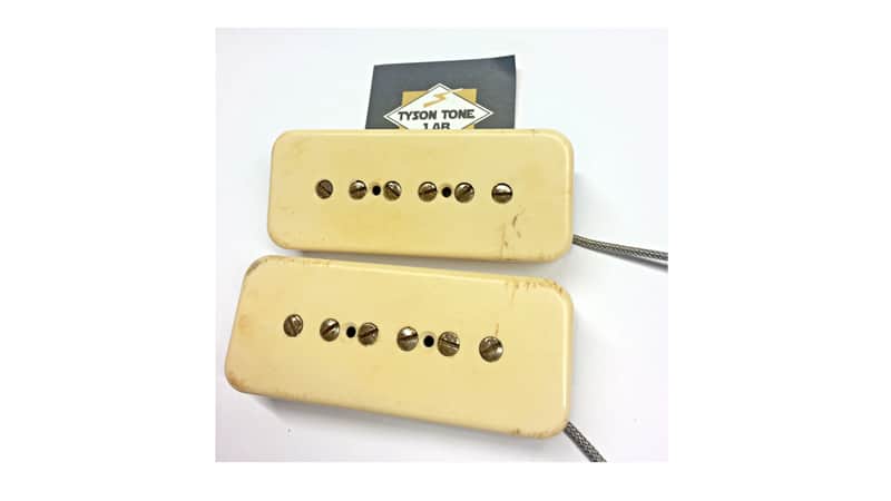 Tyson Tone Aged Vintage Soapbar P90 Pickup set image 1
