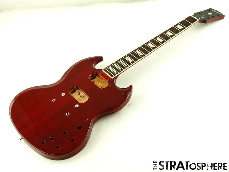 Gibson USA SG Standard '61 BODY + NECK, Mahogany Nitro American Vint Cherry image 1